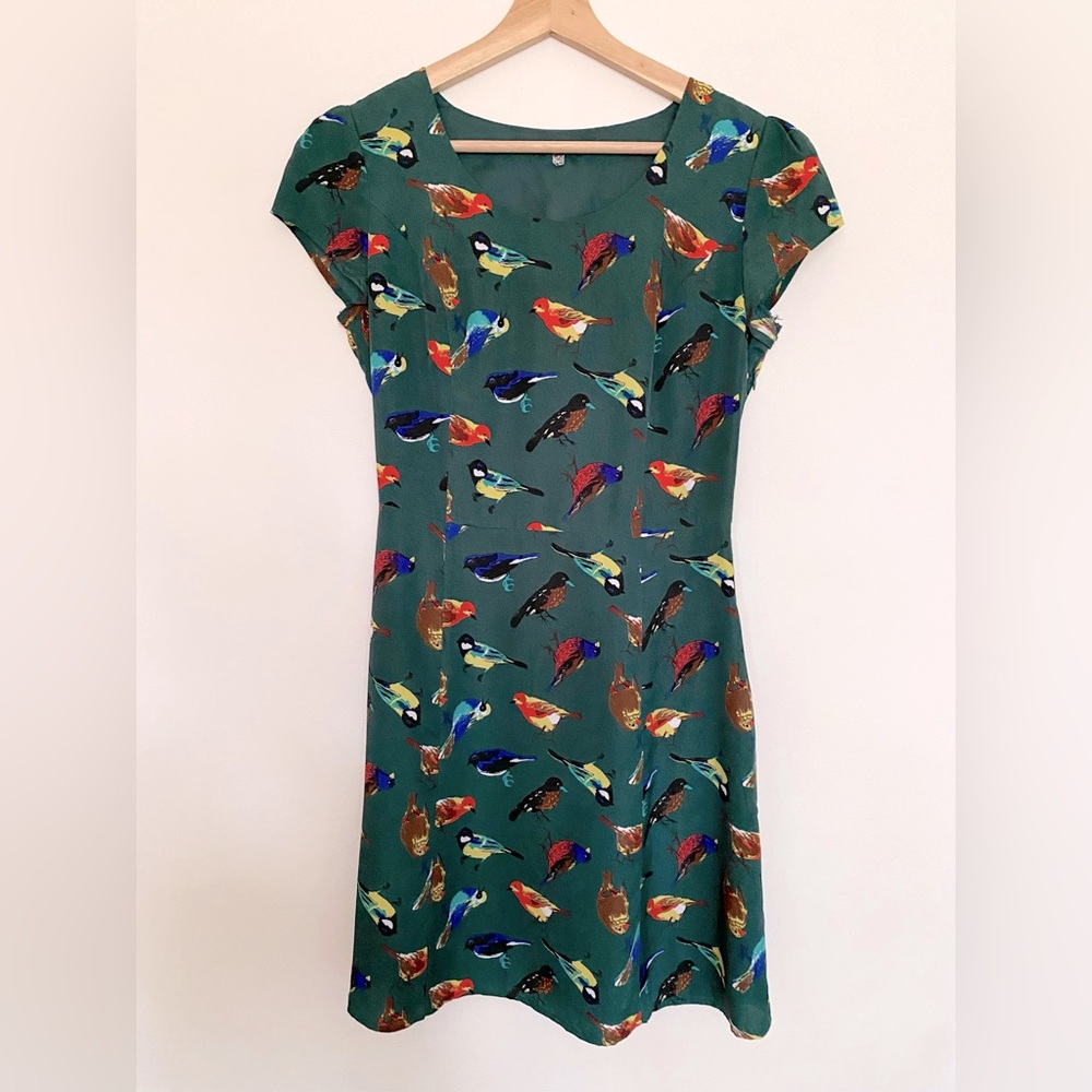 Bird Patterned Dress